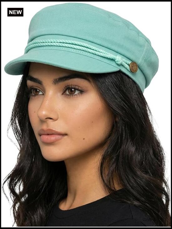 Newsboy Hat - Greek Fisherman Cap, Classic Baker Boy Newsies Hat